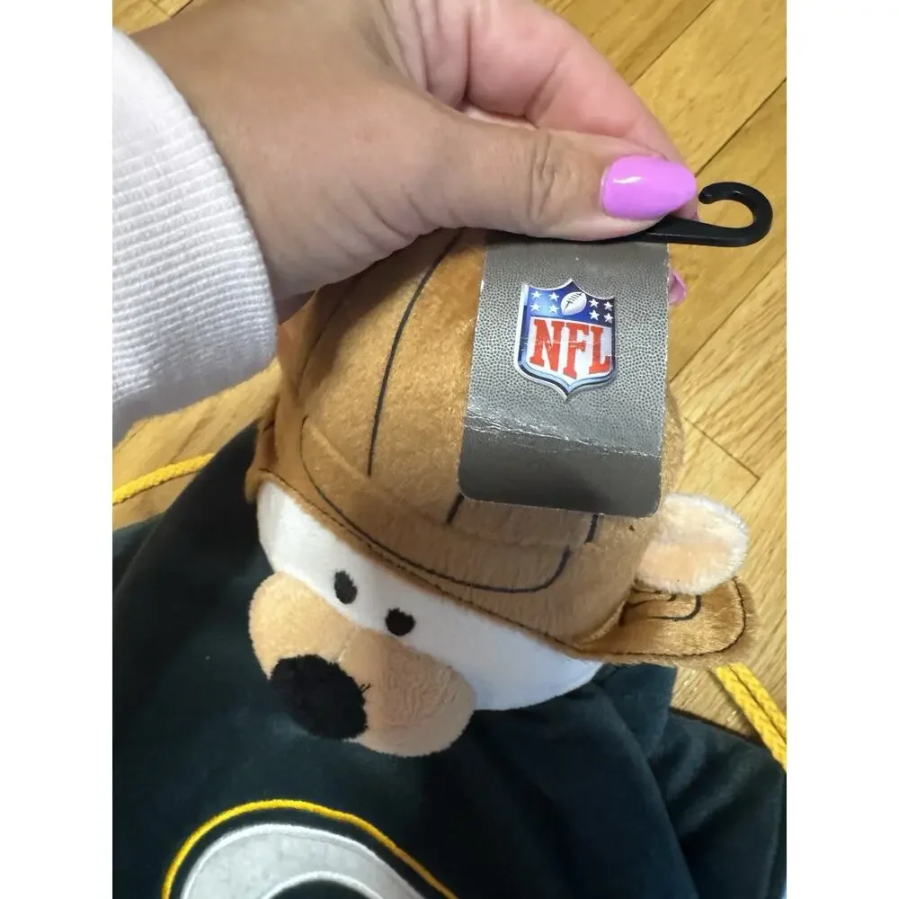 NFL Green Bay Packers Drawstring Backpack Pal NWT Bear Bag Football Green New